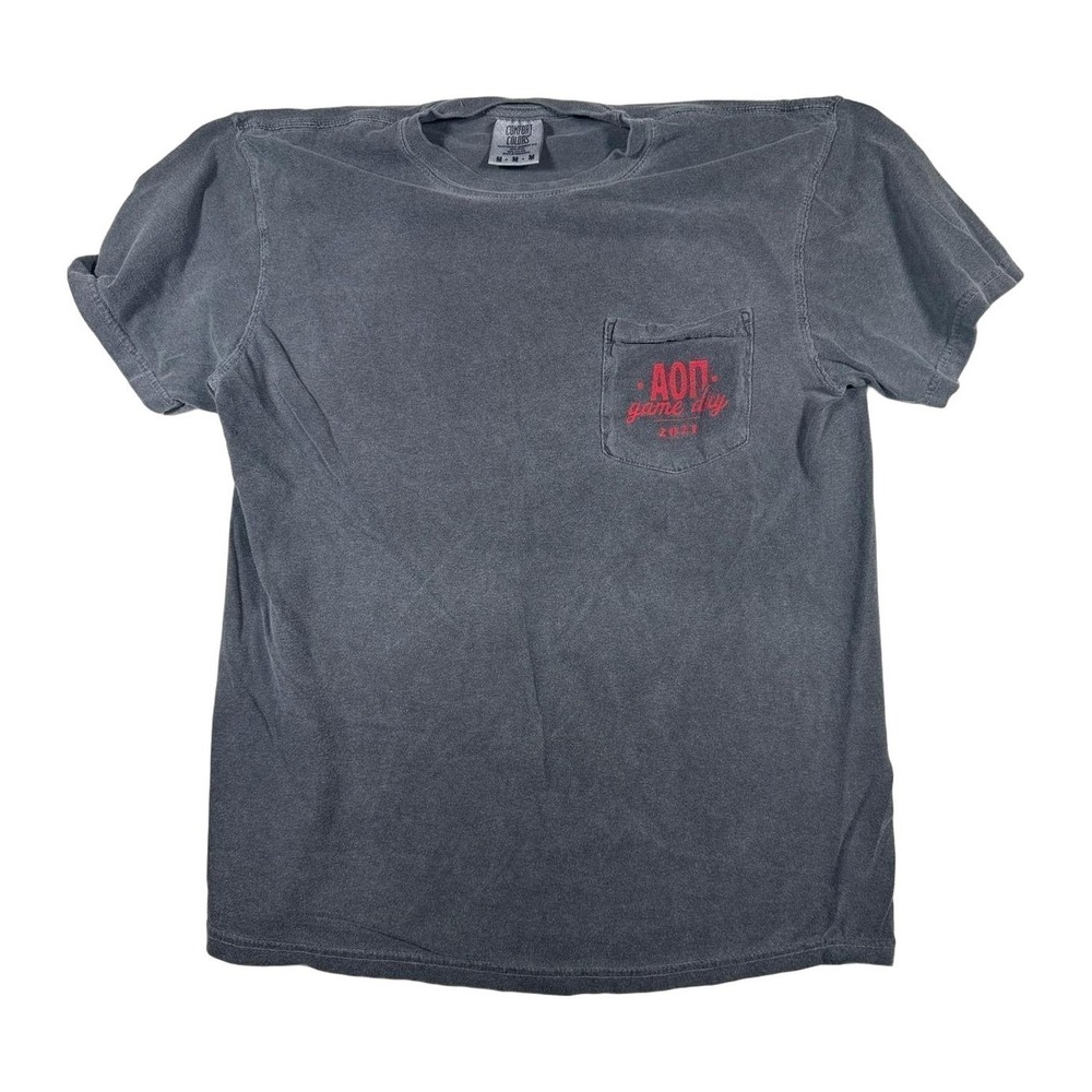 Comfort Colors Arkansas State University AOP Game‎ Day 2021 T Shirt Medium Gray
